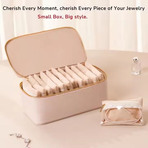 Portable 12-piece jewelry box for separate packaging