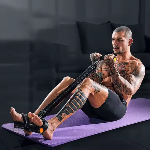 Men's foot pedal resistance band