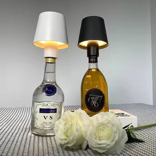Unique wine bottle night light