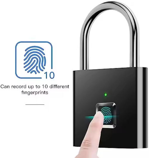 Portable fingerprint anti-theft padlock