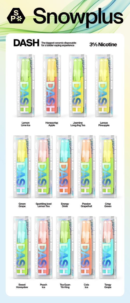 Snowplus Dash雪茄鴨嘴獸 4000口 可充電 一次性霧化 口感獨特