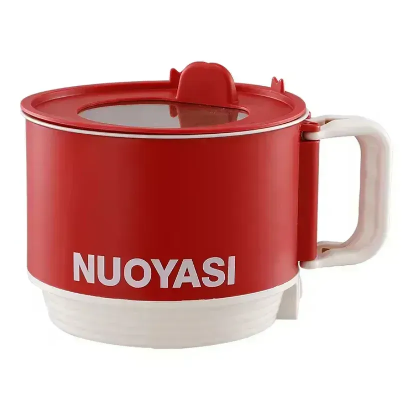 Panela elétrica portátil dobrável alça doméstica multifuncional panela de arroz elétrica portátil