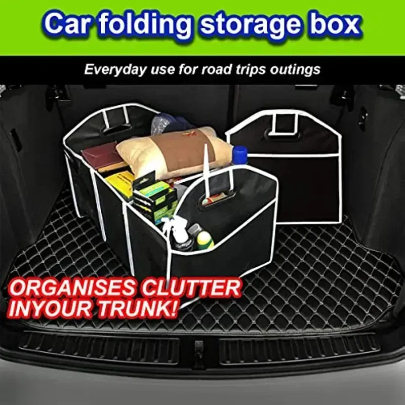 Organizador de porta-bagagens de carro universal dobrável portátil