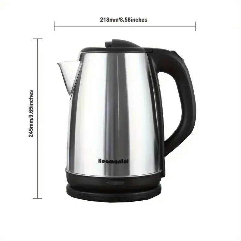 Bouilloire électrique Heamantol, bouilloire à eau chaude de 700W, théière et bouilloire, arrêt automatique et protection contre la surchauffe.