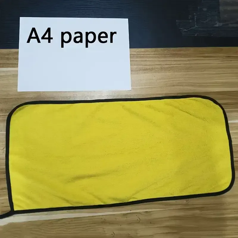 3pc Premium Suction Microfiber Car Wash Towels, Ultra Soft & Thick Polyester Vehicle Care & Detailing Cloth, for Exterior Maintenance