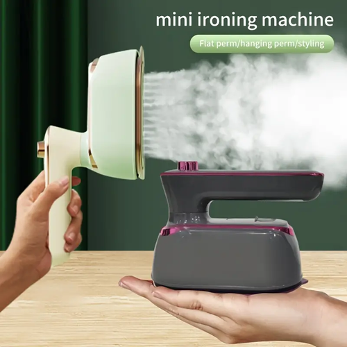 Portable Steam Iron, Mini Wrinkle Removal Ironing Machine, 20 Second Fast Heating, Supporting Dry And Wet Ironing, 180 ° Foldable Rotating Handheld Steam Iron