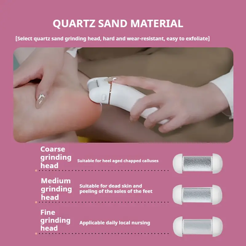 Rechargeable Electric Foot Callus Remover Kit - 14-in-1 Professional Pedicure Set With Foot File, Foot Scrubber, 3 Rollers, 2 Speed, Battery Display, Removing Dry And Hard Skin