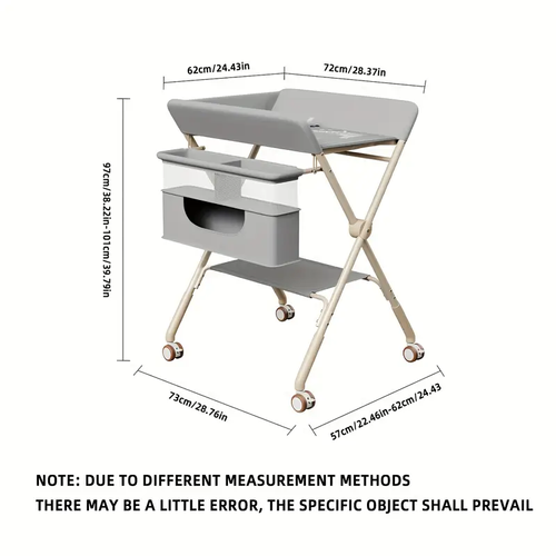A great helper for mothers! Diaper table, baby care table, newborn baby changing table, bath massage and touch table, foldable multi-function