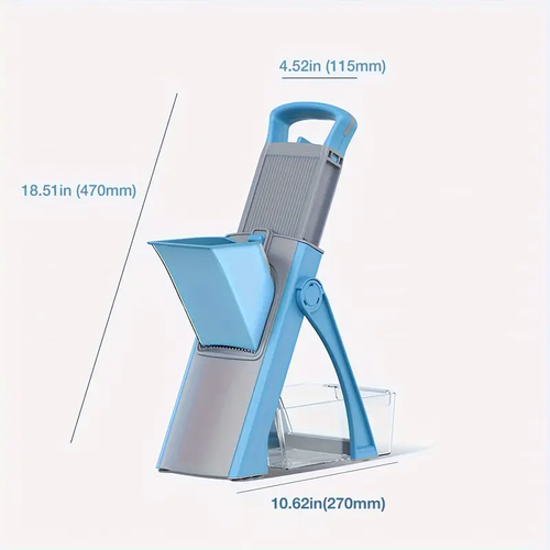 Multifunctional adjustable metal vegetable slicer with adjustable blades for shredding, slicing, and dicing🔥🔥