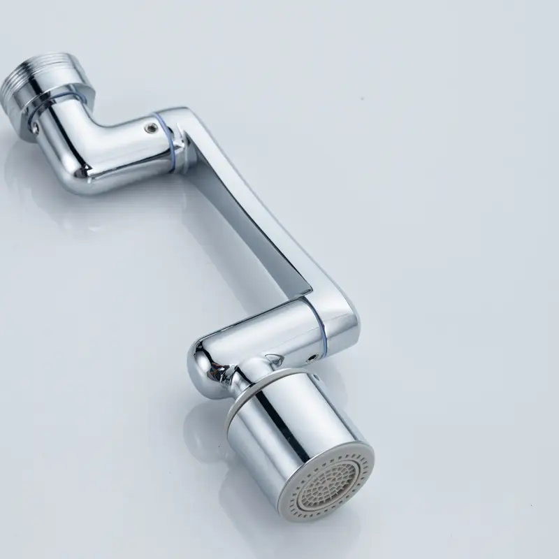 Universal Rotating Faucet Extender 1080° Large-Angle Rotating Robotic Arm Water Nozzle Faucet Adaptor