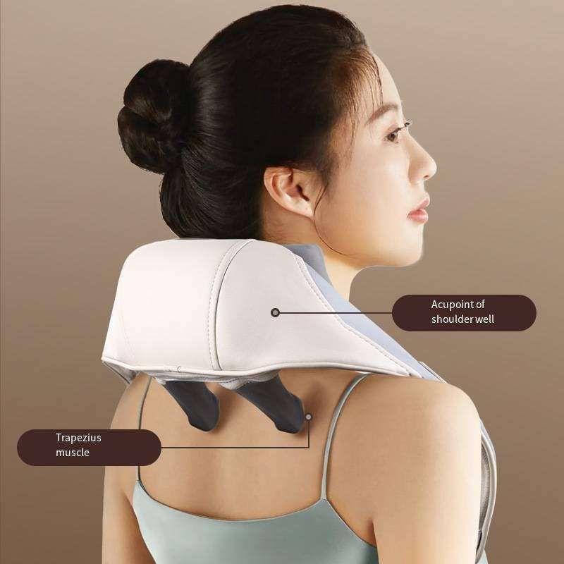 Ergonomic shoulder and neck massager