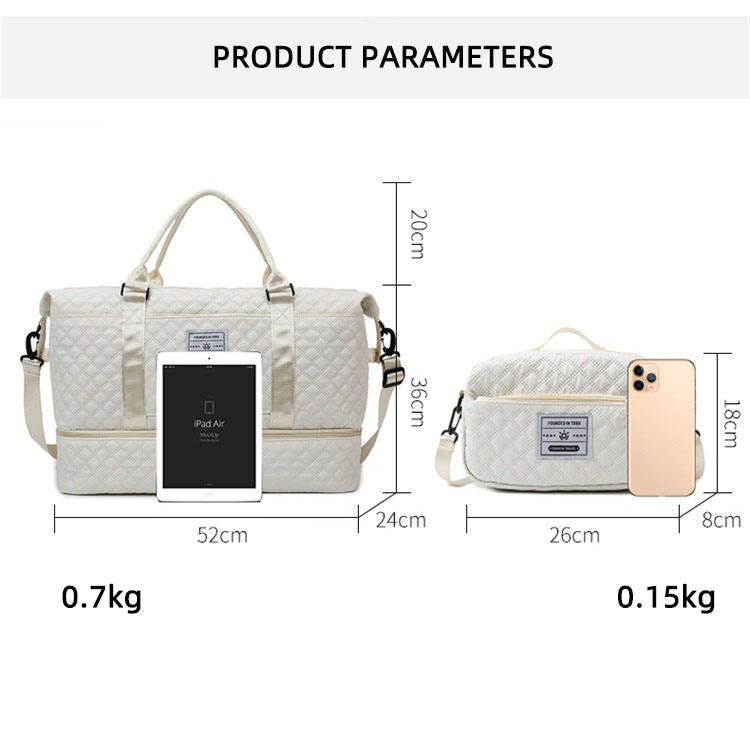 Large-Capacity Wet Dry Separation Travel Bag