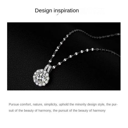 Moissanite Flower Sunflower Necklace Women's Romantic Light Luxury High Fashion Link Gold Plated Stainless Steel