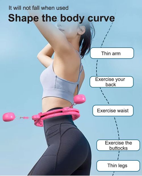 Fitness hoop, gym equipment, waist trimming hoop, fat burning exercise training hoop