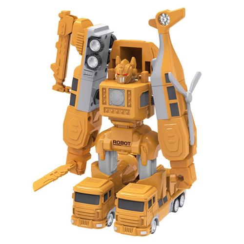 26-piece Magnetic Transforming Engineering Vehicle Assembly Toy, DIY Deformable Construction Vehicles with Storage Box