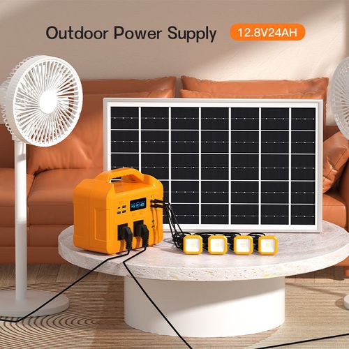 Household Portable Solar Bank with LED Light 500W 550W 1200w Lithium Battery Solar System