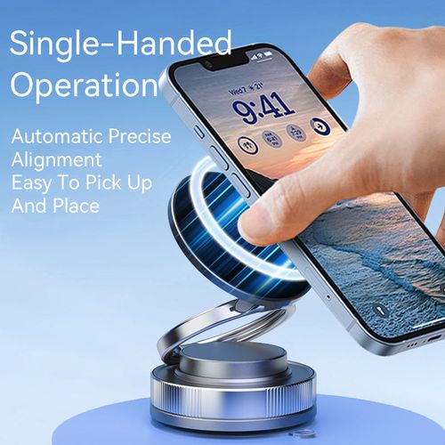 🔥Hot sale! 360 Vacuum Suction Mobile Phone Holder Secure Mount Phone Magnetic Holder Stand