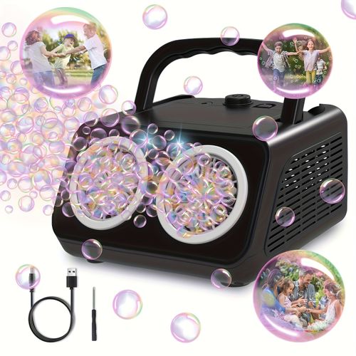 Toy bubble machine