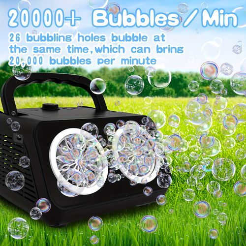 Toy bubble machine