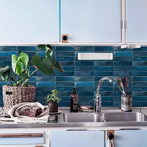 Peel & Stick Kitchen Backsplash Wall Protector