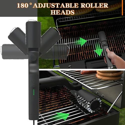Electric BBQ Grill Brush Cordless