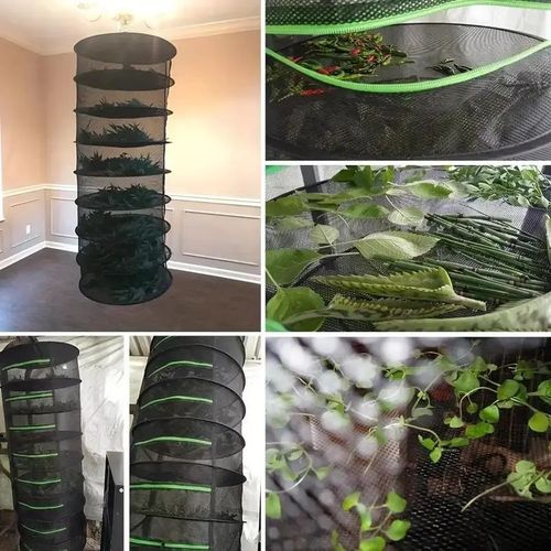 Plant Drying Rack, Durable Polyester Plant Drying Net, Herb Drying Rack, Space-saving Design for Indoor & Outdoor Use