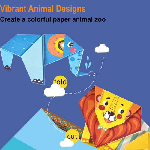 Educational origami handicraft for children