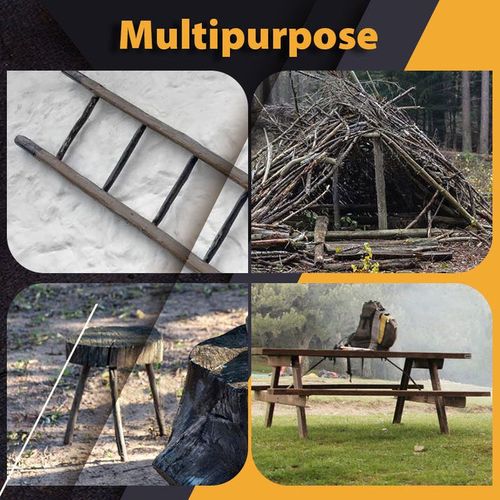 Multipurpose Bushcraft Hand Auger with Holster