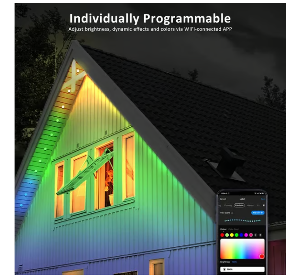 Smart Rainbow LED Outdoor Light - Smartlight 🎁