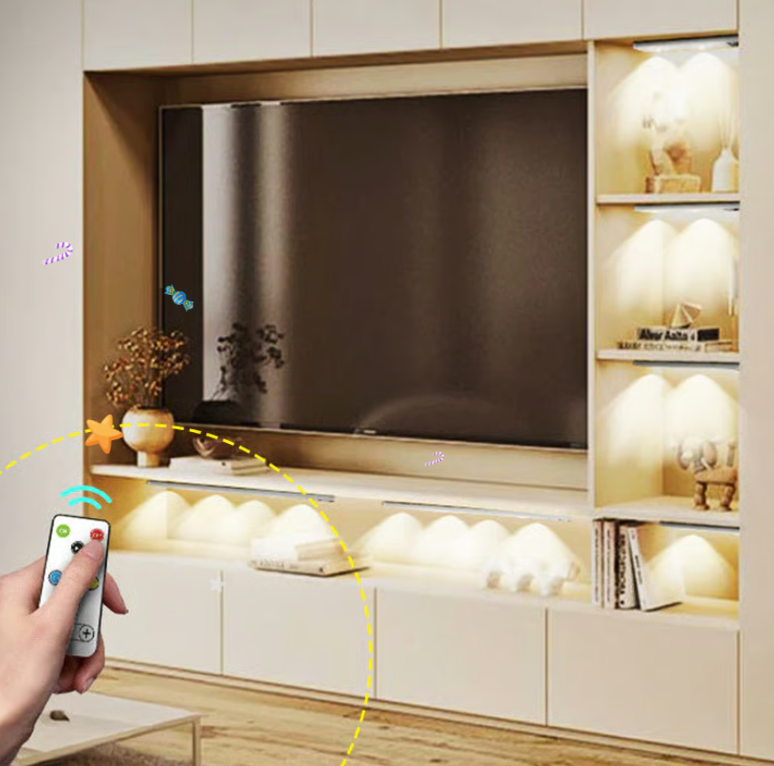 （🔥Buy one, get one free Last Day Today!🔥）Remote-Controlled Under Cabinet Ambient Bar Light