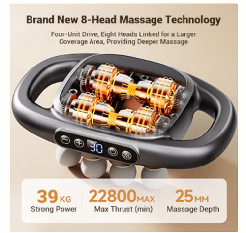💢The best gift for your family💢16-Drive 8-Head Massage Gun Set