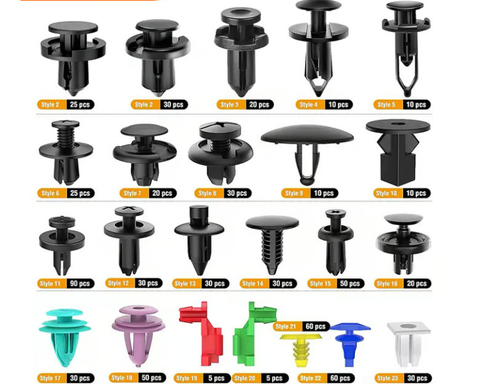 680Pcs Car Retainer Clips & Fastener Remover