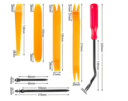 680Pcs Car Retainer Clips & Fastener Remover