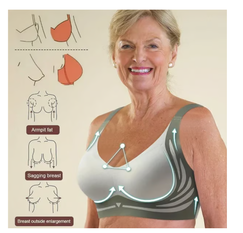 🎁Buy one, get two free🎁🔥Super Gather Bra | Wireless Push-up Bra👍No More Sagging Breasts