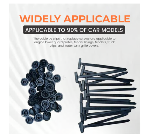 100 PCS🔥🔥Most Customers Purchase🎁 NYLON UNIVERSAL CABLE TIE BUCKLE