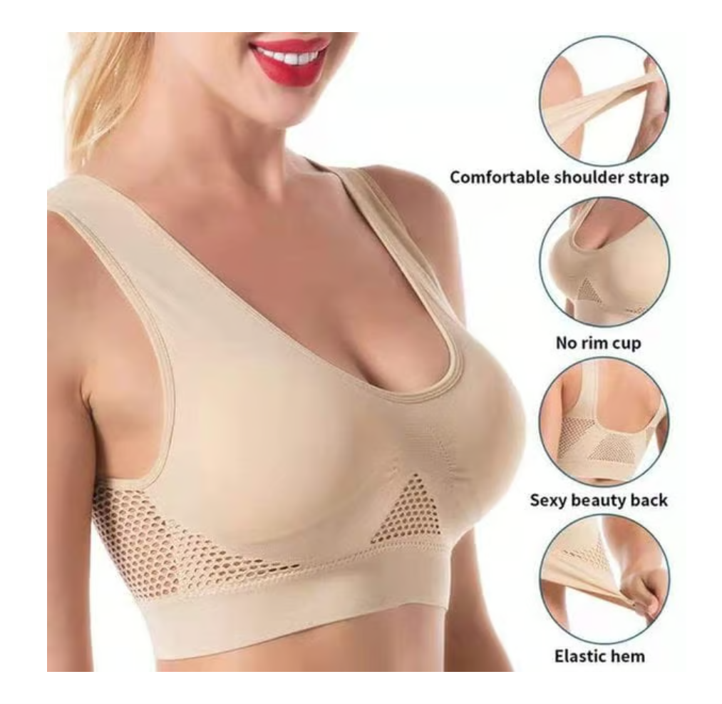 🎁Buy one, get two free🎁🏆Breathable Cool Liftup Air Bras🎁 Plus-size lingerie