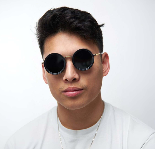 （🔥🔥🔥High-tech from outer space🔥🔥🔥）Adjustable Steampunk Round Sunglasses