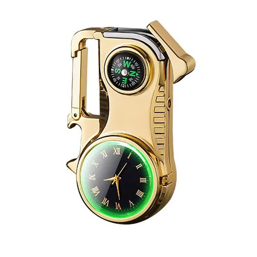 The most favorable promotional price ever🔥4-in-1 Windproof Watch Lighter🔥The gold version will be available today at the best price ever.