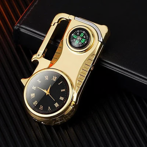 The most favorable promotional price ever🔥4-in-1 Windproof Watch Lighter🔥The gold version will be available today at the best price ever.