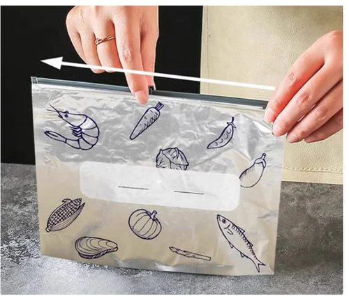 (Limited time offer in Kenya! 60 large, medium and small plastic bags in total) Can be used in the kitchen or outdoors, say goodbye to food spoilage!
