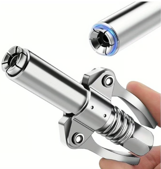 🔥2025 New Arrival🔥Leaking-proof Grease Tools Coupler, 12000PSI High Pressure Lubricating Oil Nozzle Accessory Compatible with 0.32 Cm Npt Lubricating Oil Nozzle