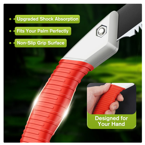 Lightweight and sharp universal pruning saw with sheath