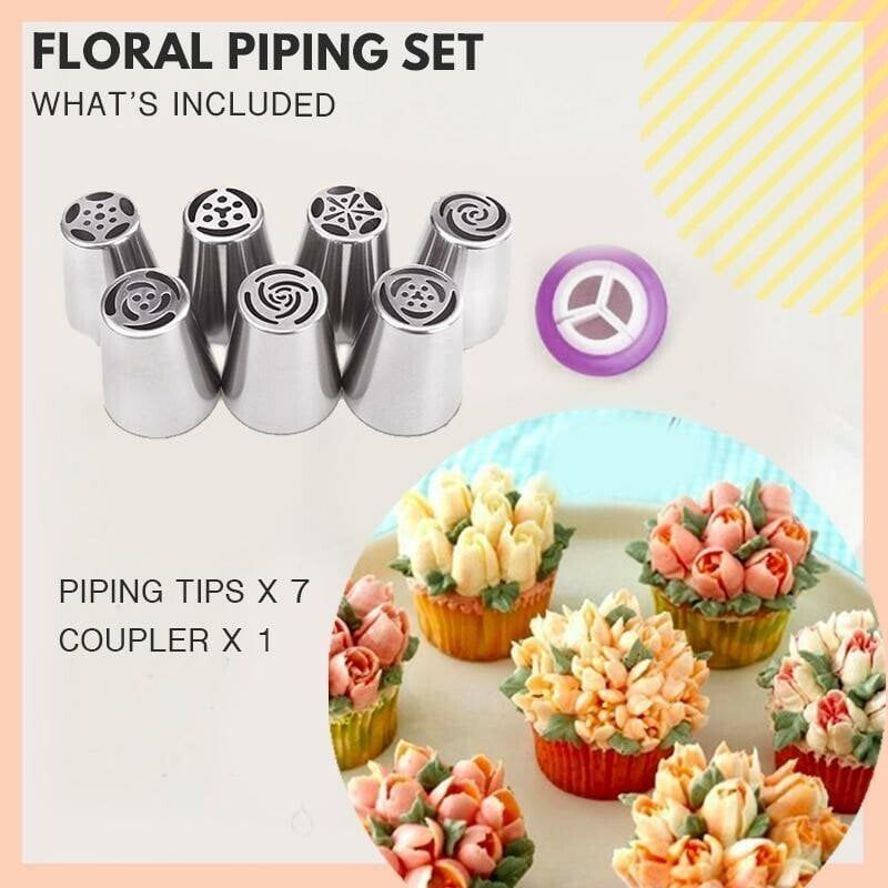🔥49% OFF🔥🎄Cake Decor Piping Tips