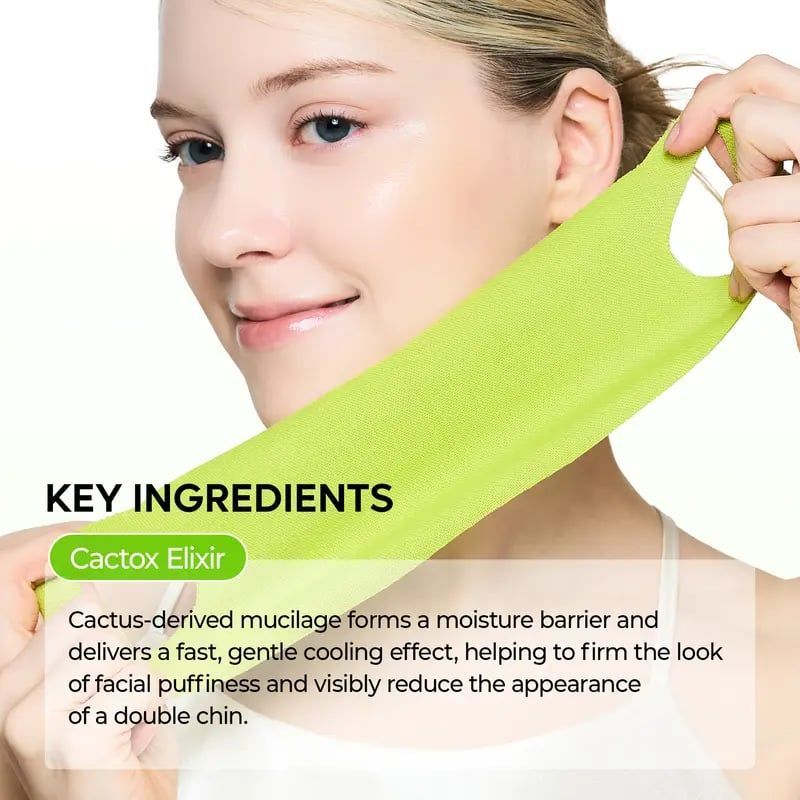 BUY 1 GET 2 ！！！🌵Cactus Cooling Lifting & Firming Shaping Band: Reduces puffiness, minimizes pores, and repairs skin.