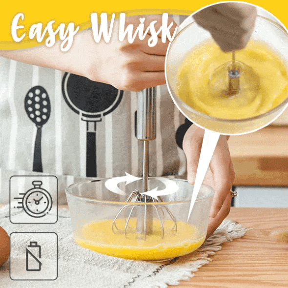 BUY 1 GET 2 !!! 🔥Stainless Steel Semi-Automatic Whisk