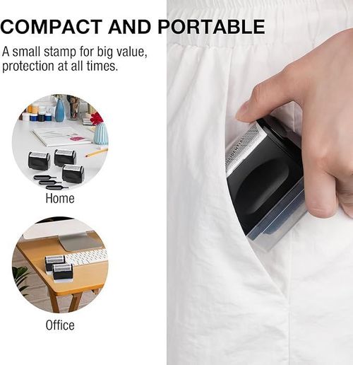 Privacy Protection  Roller Stamp