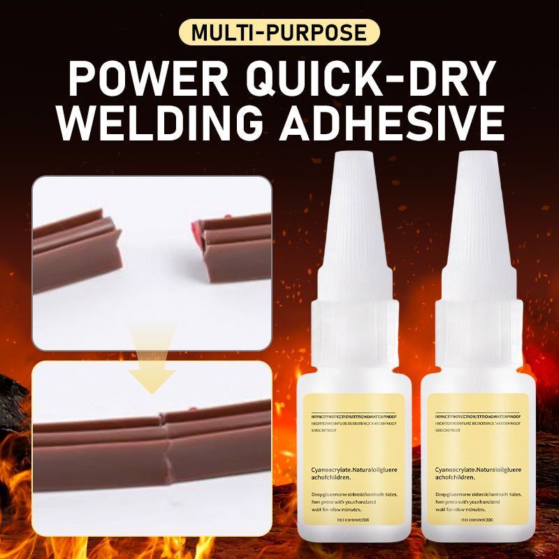 Buy 1 Get 4 !!!⏳🔥 Limited-time offer: 50% off while supplies last! 🏡Quick-drying, multi-purpose welding adhesive
