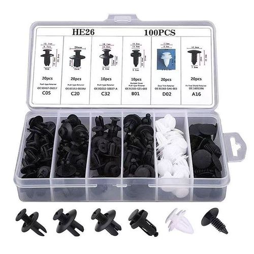 LAST DAY PROMOTION SAVE 49%🔥HE26 100pcs Universal Expansion Screw Clips Set