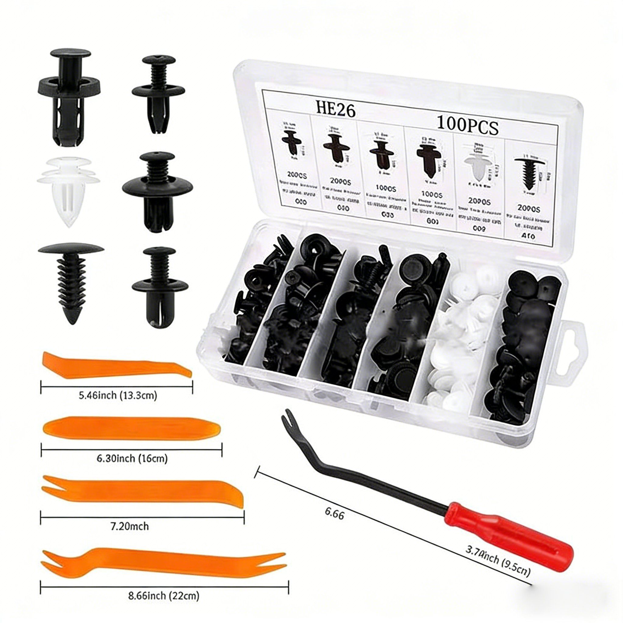 LAST DAY PROMOTION SAVE 49%🔥HE26 100pcs Universal Expansion Screw Clips Set