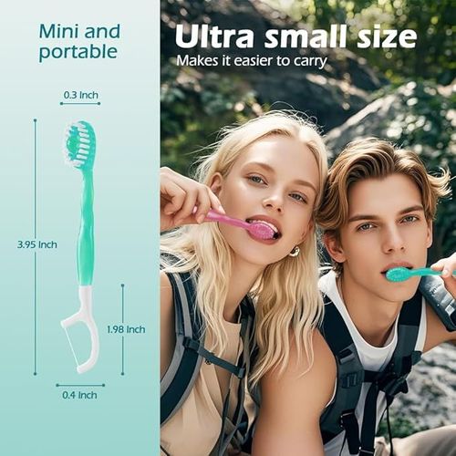 5-in-1 Toothbrush withToothpaste & Floss